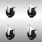 Service Caster 5 Inch 316SS Soft Rubber Wheel Swivel 1/2 Inch Threaded Stem Caster Set Lock Brake SCC-SS316TSTTL20S514-SRS-121315-4 - alternate 1